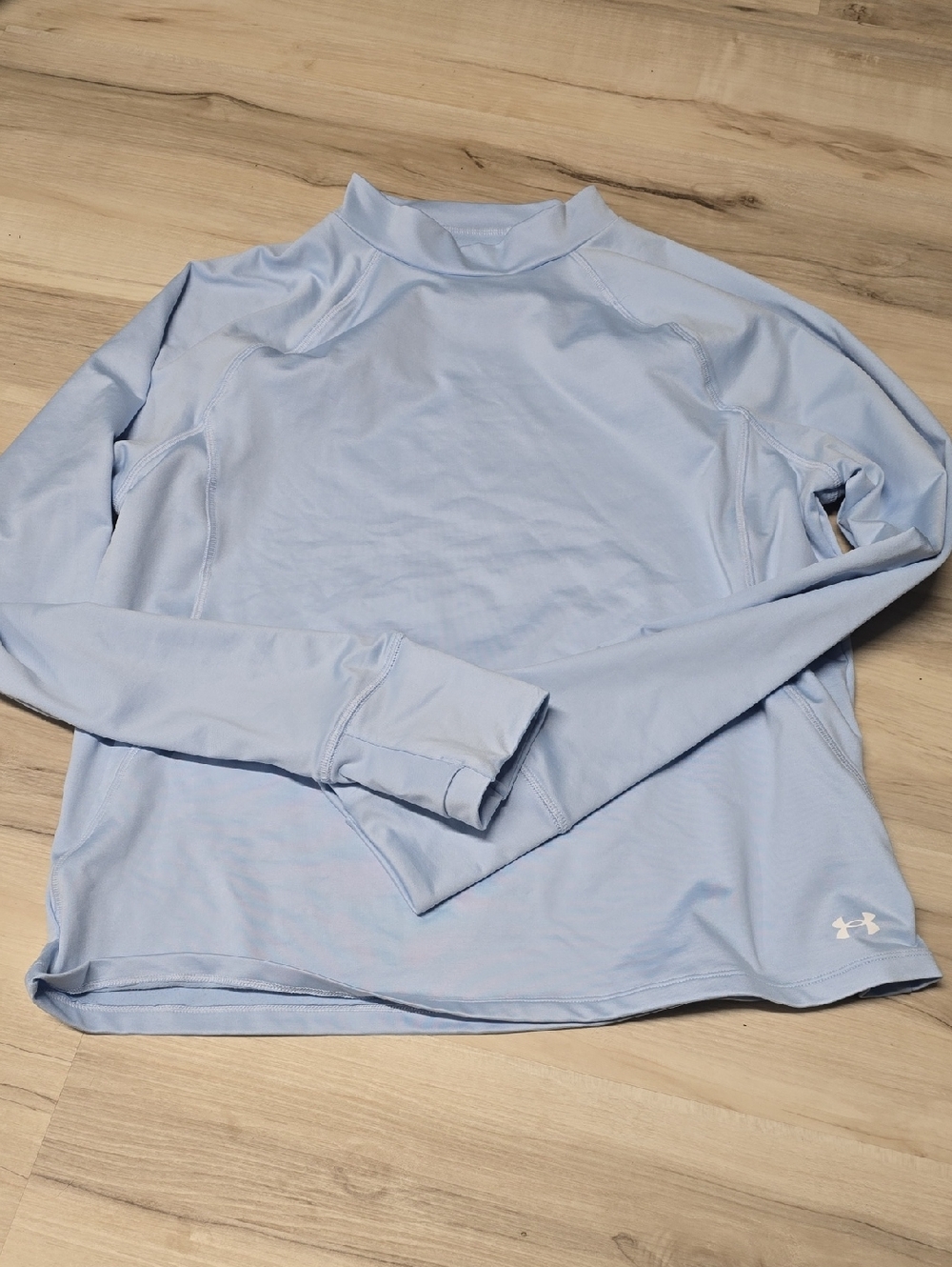 Under Armour Pale Blue Long Sleeve Performance Shirt